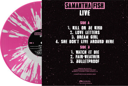 Live (Colored Vinyl, Pink & White Splatter) |