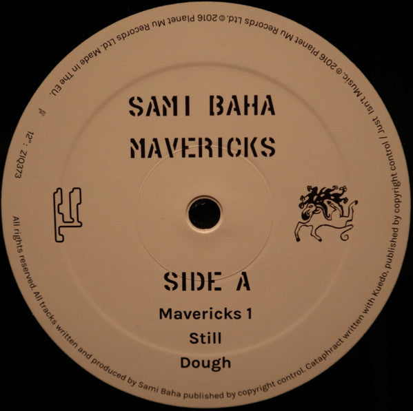 Sami Baha Mavericks Planet Mu 12", EP Mint (M) Mint (M)