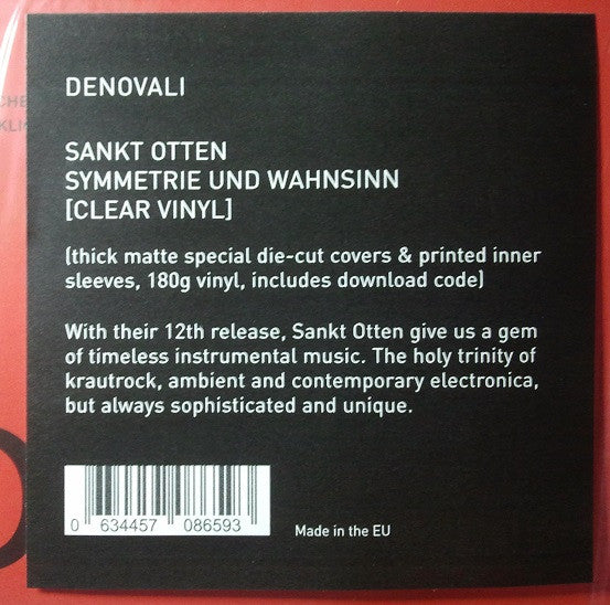 Sankt Otten Symmetrie Und Wahnsinn Denovali Records LP, Album, Ltd, Cle Mint (M) Mint (M)
