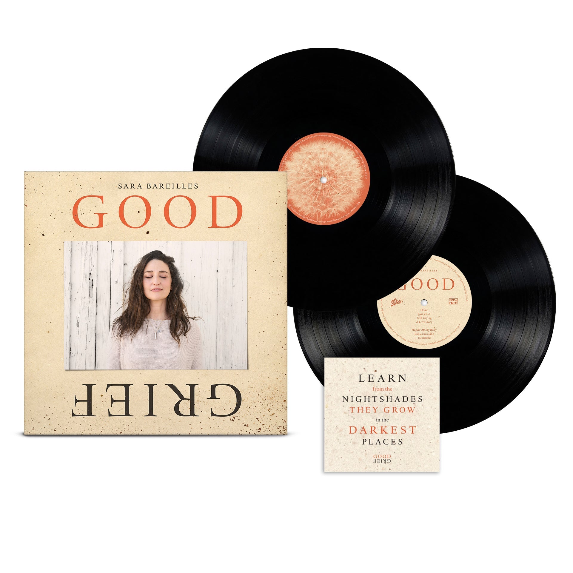 Sara Bareilles - Good Grief (Gatefold Jacket, Premium Seed Paper) [Black Vinyl] [2LP] |