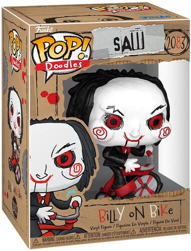 Saw - Funko POP! Movies: Saw: Billy on Bike (Doodles) (Vinyl Figure, Collectible) |