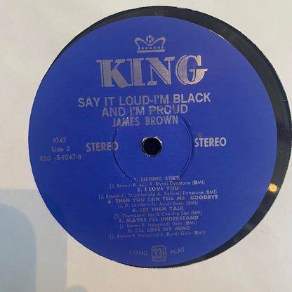 James Brown - Say It Loud I'm Black And I'm Proud (VINYL) | Very Good Plus (VG+) Excellent (EX)