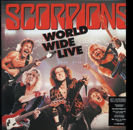 Scorpions World Wide Live: 50th Anniversary [Import] (Bonus CD, Anniversary Edition) (2 Lp's) LP Mint (M) Mint (M)