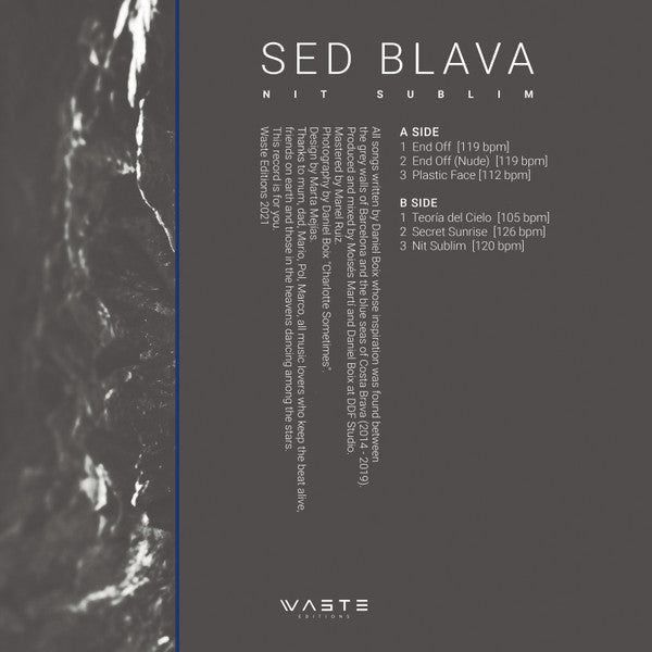 Sed Blava Nit Sublim Waste-Editions 12", MiniAlbum, Ltd, Blu Mint (M) Mint (M)