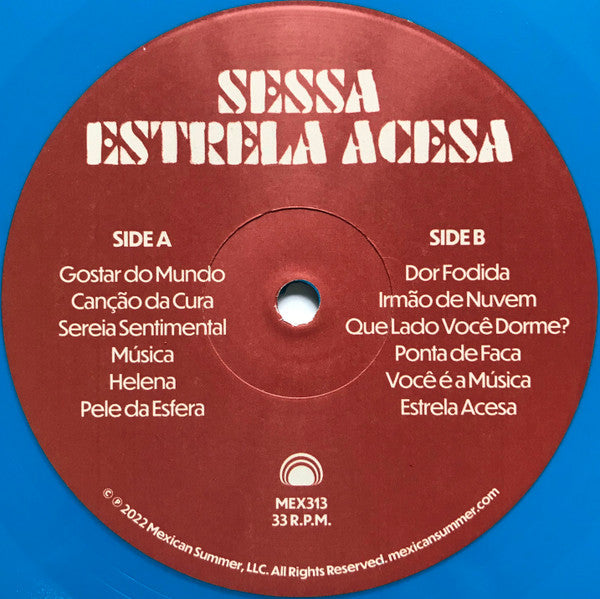 Sessa - Estrela Acesa (BLUE VINYL) | Mint (M) Mint (M) - FOLK/LATIN *SEALED/COLOR*