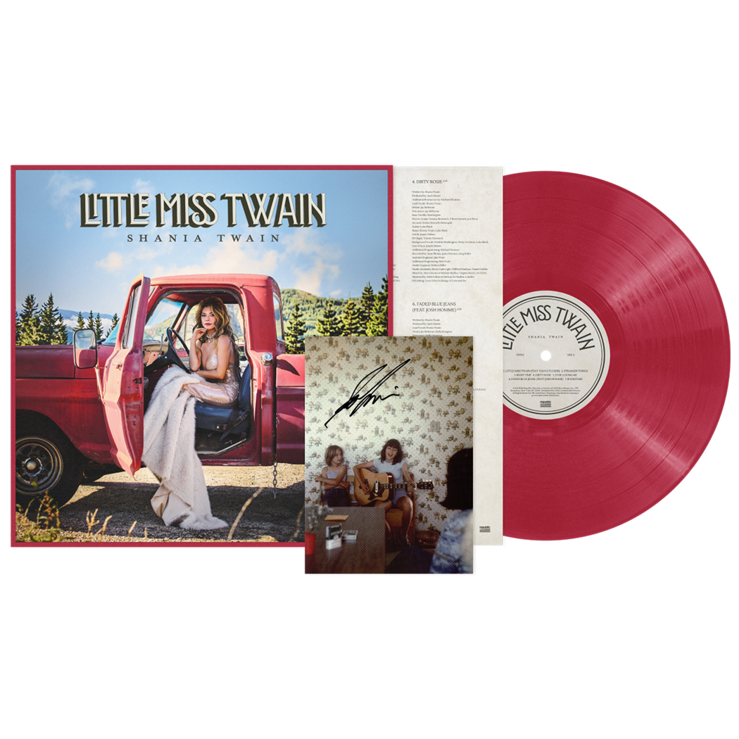 Shania Twain - Little Miss Twain (Limited Indie Exclusive) [Rosie Red LP] [Signed Insert] |