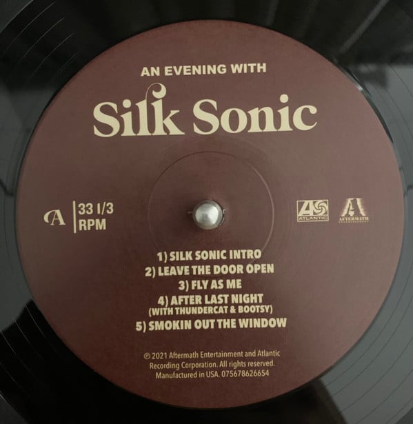 Silk Sonic An Evening With Silk Sonic Atlantic, Aftermath Entertainment LP, Album, RE Mint (M) Mint (M)