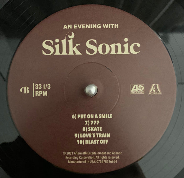 Silk Sonic An Evening With Silk Sonic Atlantic, Aftermath Entertainment LP, Album, RE Mint (M) Mint (M)
