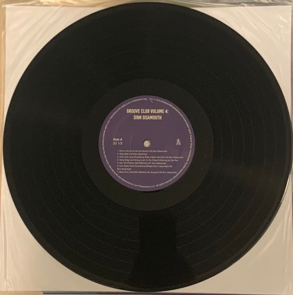 Sinn Sisamouth - Groove Club Vol 4: Sinn Sisamouth | Mint (M) Mint (M) - ROCK/PSYCH