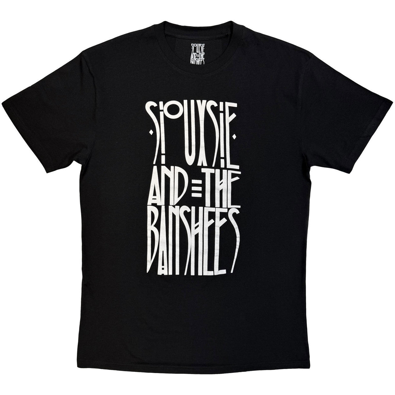 Siouxsie & The Banshees - Logo Mono Unisex T-Shirt (Black) |