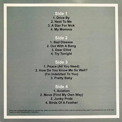 Sirens (UNOFFICIAL 2xCOLOR VINYL) | Mint (M) Mint (M) - POP *SEALED/COLOR*