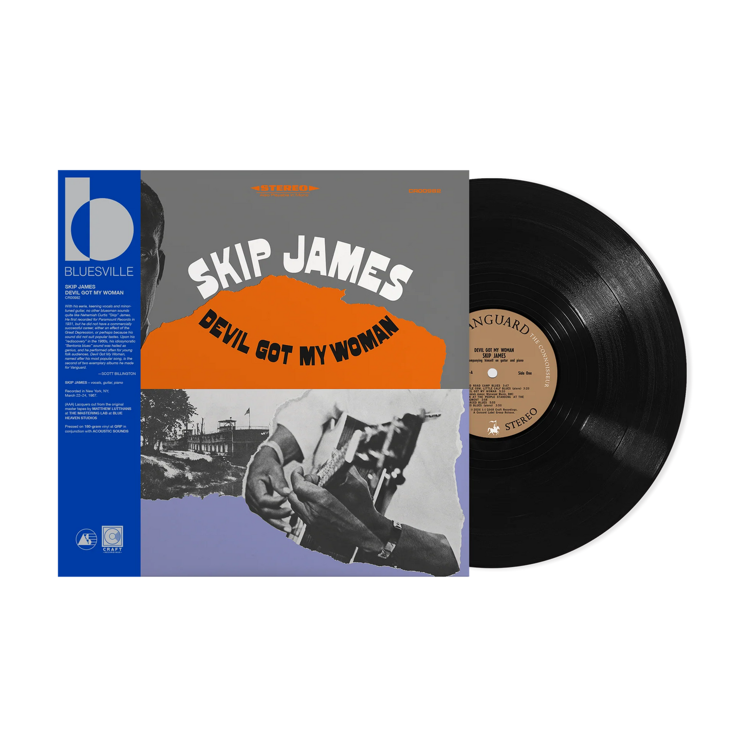 Skip James - Devil Got My Woman (Bluesville Acoustic Sounds Series) [180G LP] |