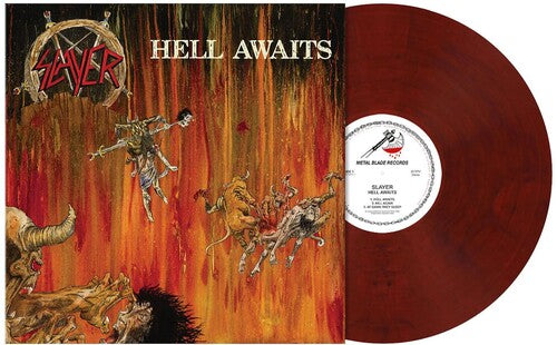 Hell Awaits (Red Velvet Marbled Colored Vinyl, Poster) |
