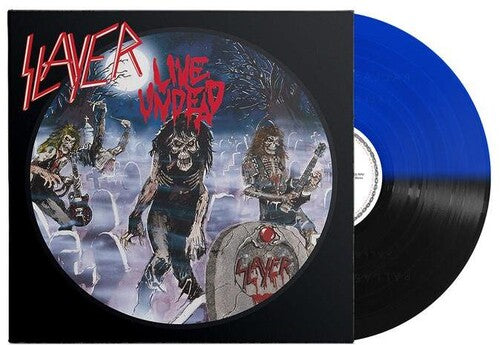 Slayer - Live Undead (LTD Blue/ Black Split VINYL LP Metal Blade 3984-15789-1) | NEW - METAL *NEW/COLOR*