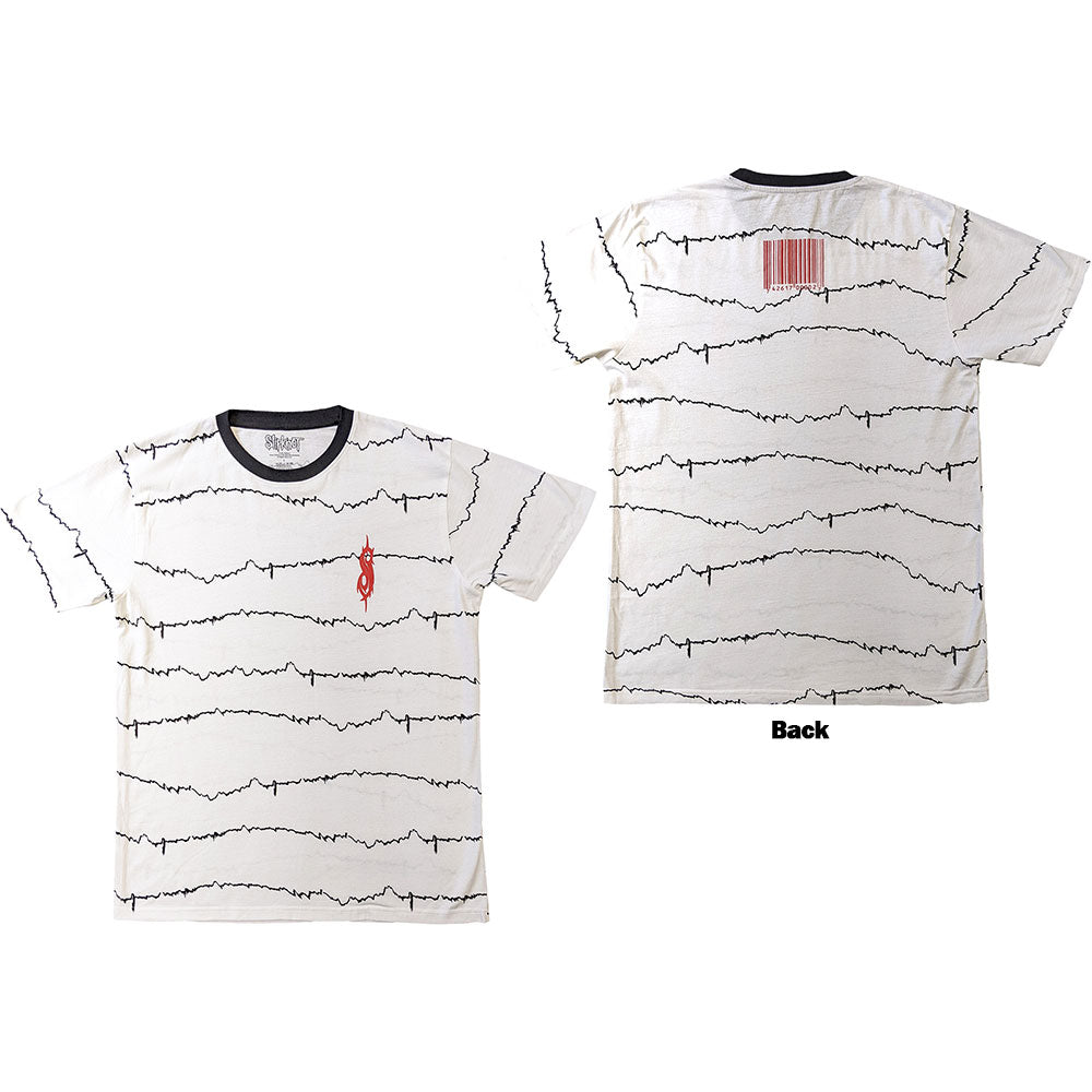 The End, So Far Tribal-S & Barcode | White