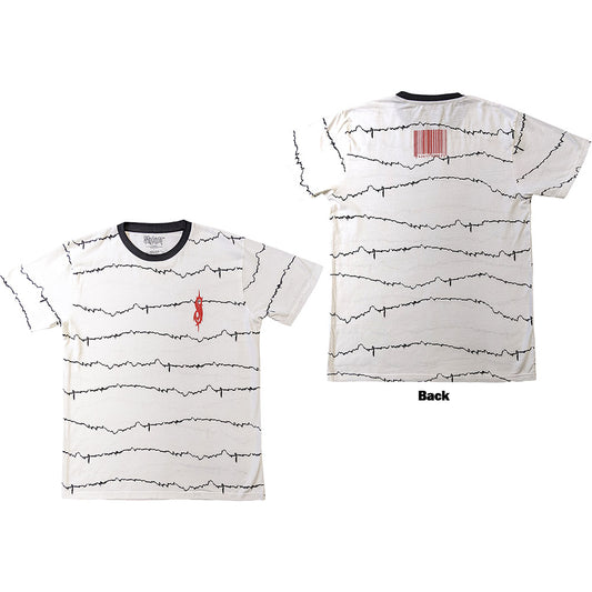 The End, So Far Tribal-S & Barcode | White