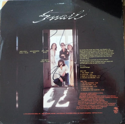 Snail | Very Good Plus (VG+) Very Good (VG) - ROCK / USED *EXCELLENT*