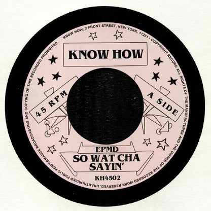 So What Cha Sayin' / You Gots To Chill | Mint (M) Generic