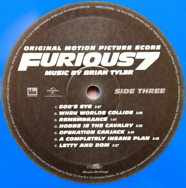Furious 7 (Original Motion Picture Score) | Mint (M) Mint (M) - SOUNDTRACK *COLOR*