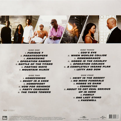 Furious 7 (Original Motion Picture Score) | Mint (M) Mint (M) - SOUNDTRACK *COLOR*