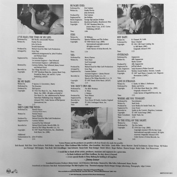 Dirty Dancing (Original Soundtrack From The Vestron Motion Picture) | Mint (M) Mint (M)