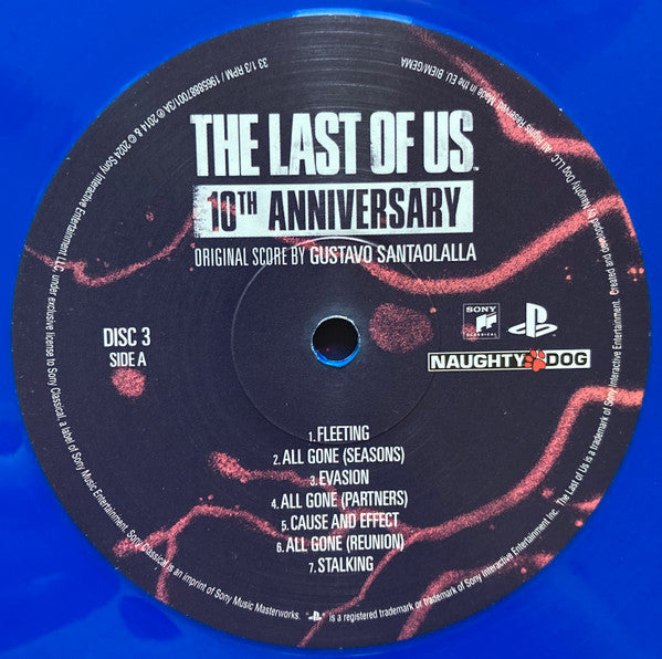Gustavo Santaolalla - The Last Of Us: 10th Anniversary (BLUE + RED VINYL) | Mint (M) Mint (M) - SOUNDTRACK *SEALED/COLOR/BOX*