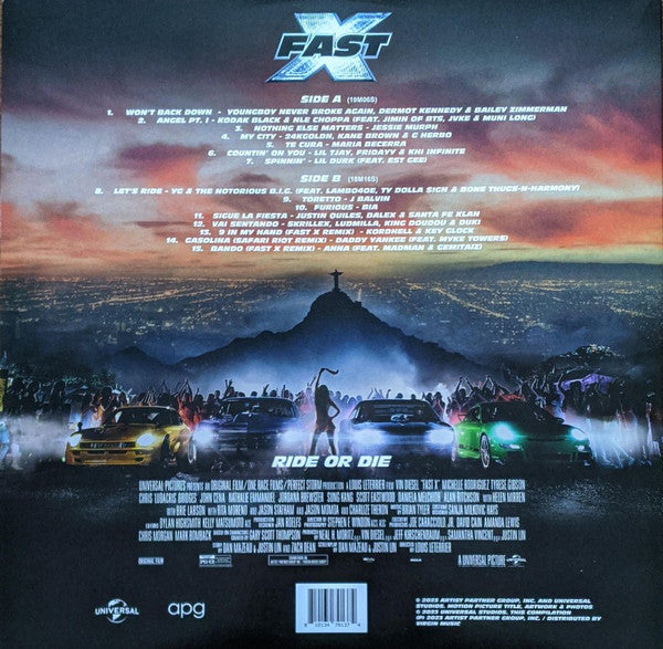 Fast X Original Motion Picture Soundtrack (SMOKE SPLATTER VINYL) | Mint (M) Mint (M) - SOUNDTRACK *NEW/COLOR*