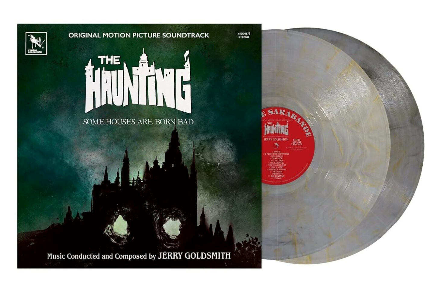 Jerry Goldsmith - The Haunting (Deluxe Black/Gold/Grey Marble VINYL 2xLP Varèse Sarabande 0159252) | NEW - SOUNDTRACK *NEW/COLOR*