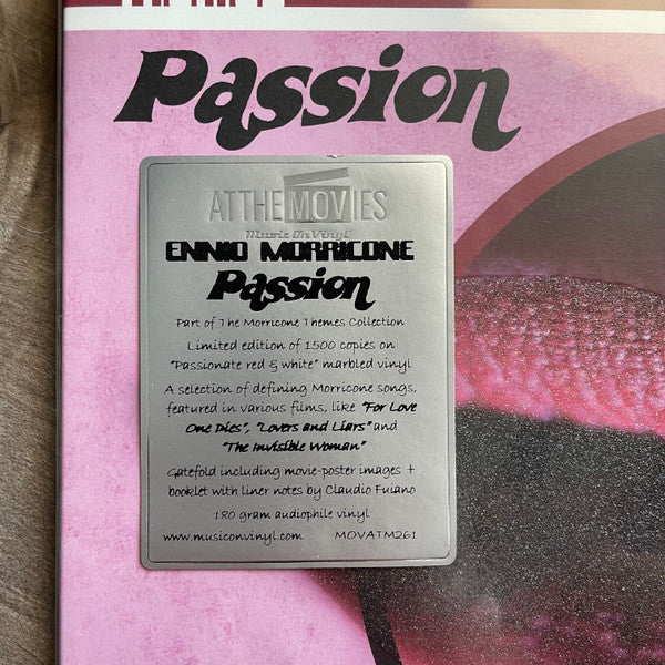 Passion (COLOR VINYL) | Mint (M) Mint (M) - SOUNDTRACK *NEW/COLOR*