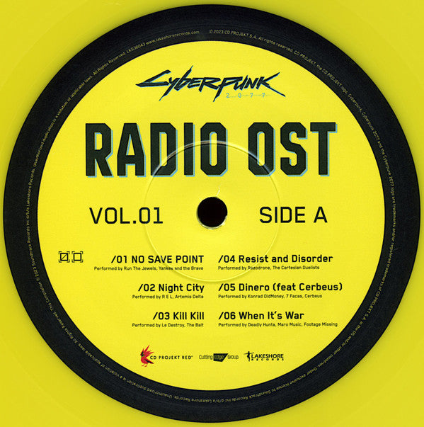 Cyberpunk 2077 Radio OST Vol. 1 | Mint (M) Mint (M) - SOUNDTRACK *NEW/COLOR*