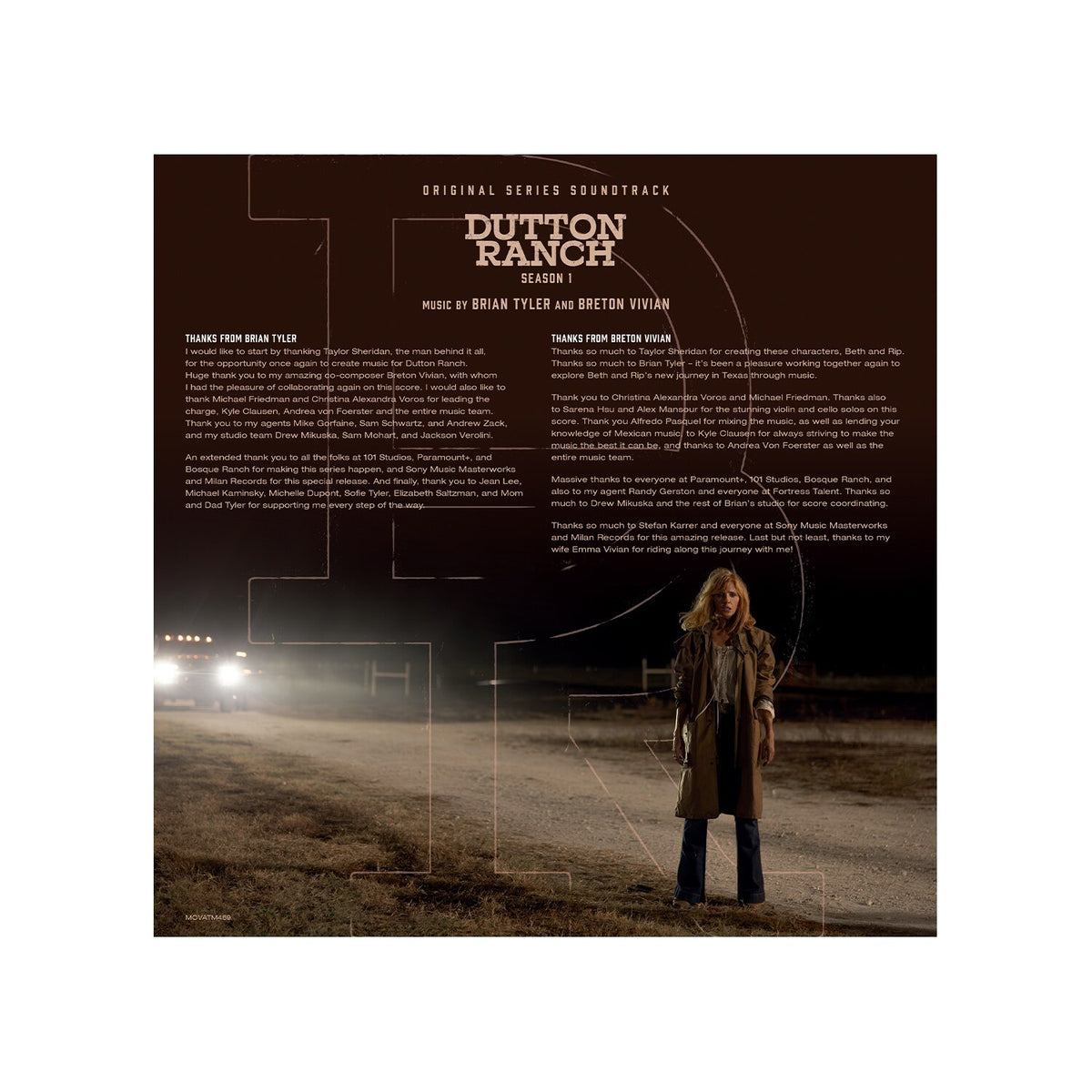 Brian Tyler & Breton Vivian - (PRESALE 11/6/26) Dutton Ranch (MOV CARAMEL BROWN VINYL LP) | NEW - SOUNDTRACK *NEW/COLOR*