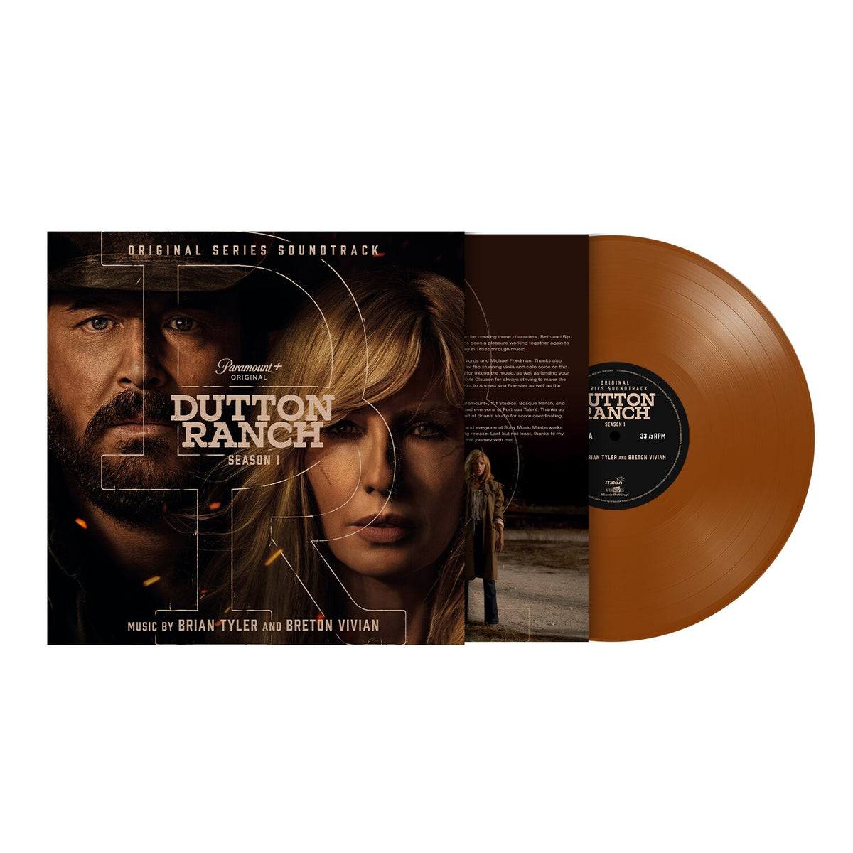 Brian Tyler & Breton Vivian - (PRESALE 11/6/26) Dutton Ranch (MOV CARAMEL BROWN VINYL LP) | NEW - SOUNDTRACK *NEW/COLOR*