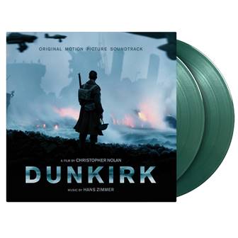 Dunkirk (Soundtrack)(PRE-ORDER 5/2/25)[2LP](LIMITED DARK GREEN 180 Gram Audiophile Vinyl, insert with liner notes by Christopher Nolan, numbered to 500) | Mint (M) Mint (M) - SOUNDTRACK *NEW/COLOR*