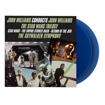 The Star Wars Trilogy (PRE-ORDER 5/2/25)[2LP](LIMITED TRANSLUCENT BLUE 180 Gram Audiophile Vinyl, insert with liner notes by George Lucas, numbered to 1000) | Mint (M) Mint (M) - SOUNDTRACK *NEW/COLOR*