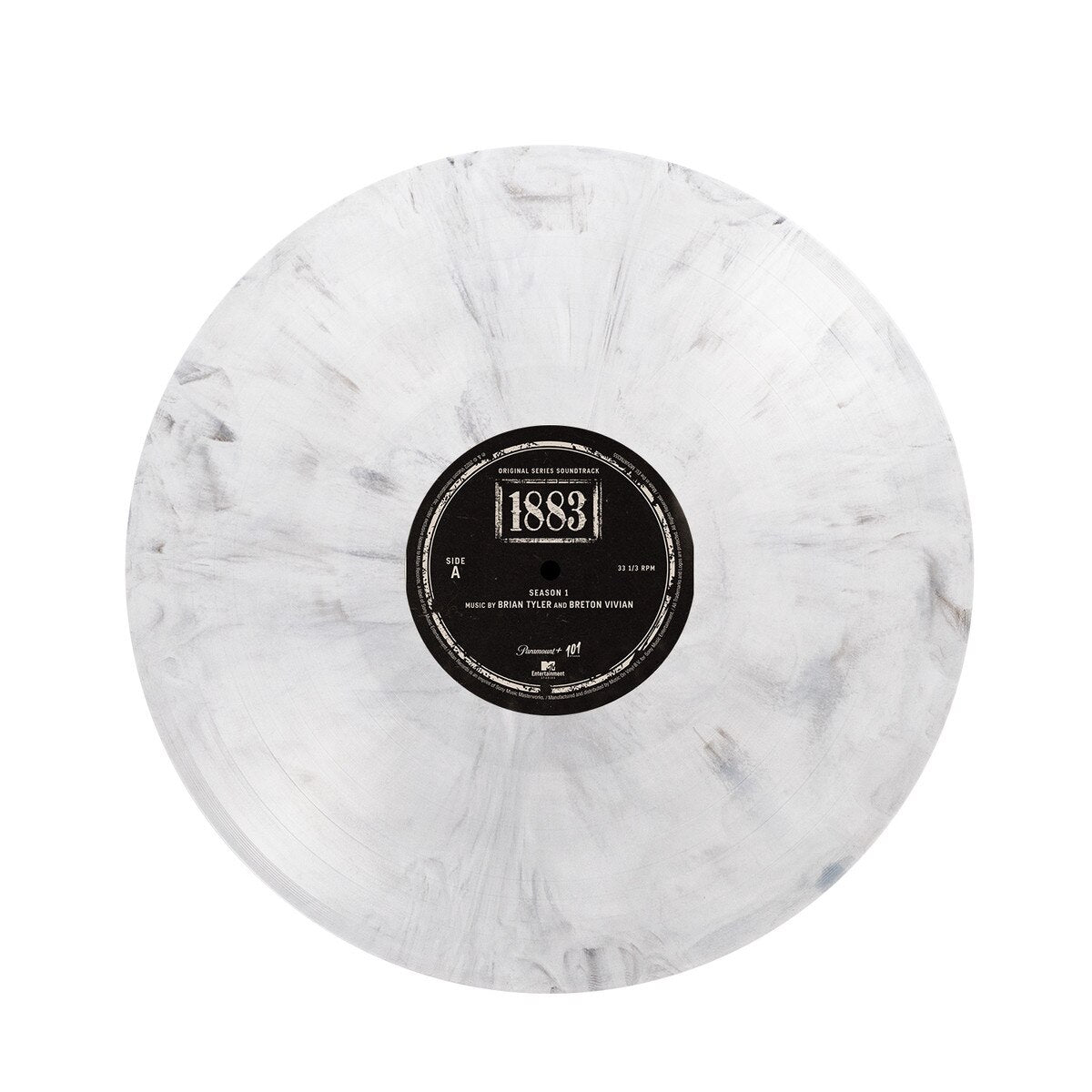 Brian Tyler & Breton Vivian - (PRESALE 7/10/26) 1883 (180G INSRT ASH GREY VINYL) | Mint (M) Mint (M) - SOUNDTRACK *NEW/COLOR*