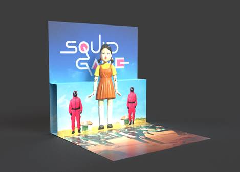Squid Game (PRE-ORDER 6/27/25)(Soundtrack) [2LP] (LIMITED 1 GREEN & 1 PINK COLORED 180 G deluxe pop-up gatefold) | Mint (M) Mint (M) - SOUNDTRACK *NEW/COLOR*