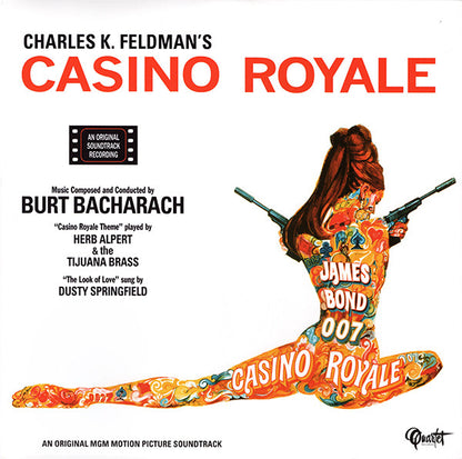 (PRE-ORDER 10/3/25) Casino Royale (Original Soundtrack) (Blue & Orange Colored Vinyl) | Mint (M) Mint (M) - SOUNDTRACK *NEW/COLOR*