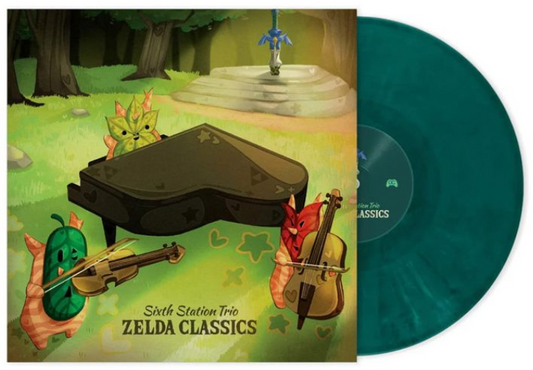 Sixth Station Trio - (PRESALE 11/20/26) Zelda Classics (HAND POURED SPRUCE GREEN VINYL LP) | NEW - SOUNDTRACK *NEW/COLOR*
