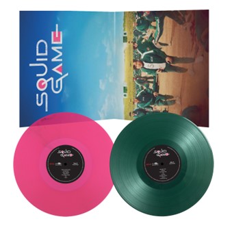 Squid Game (PRE-ORDER 6/27/25)(Soundtrack) [2LP] (LIMITED 1 GREEN & 1 PINK COLORED 180 G deluxe pop-up gatefold) | Mint (M) Mint (M) - SOUNDTRACK *NEW/COLOR*