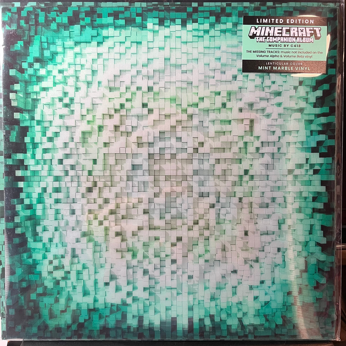C418 - Minecraft : The Companion Album (MINT SPLATTER VINYL / LENTICULAR COVER) | NEW - SOUNDTRACK *NEW/COLOR*