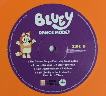 Bluey Dance Mode! (ORANGE VINYL) | Mint (M) Mint (M)