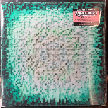 C418 - Minecraft : The Companion Album (PINK SPLATTER VINYL / LENTICULAR COVER) | NEW - SOUNDTRACK *NEW/COLOR*