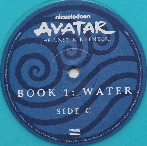 Avatar: The Last Airbender - Book 1: Water (TURQUOISE TRANSLUCENT*) | Mint (M) Mint (M) - SOUNDTRACK *NEW/COLOR*
