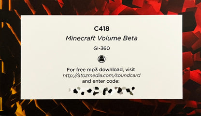 Minecraft Volume Beta (RED + YELLOW SPLATTER VINYL) | Mint (M) Mint (M) - SOUNDTRACK *SEALED/COLOR*