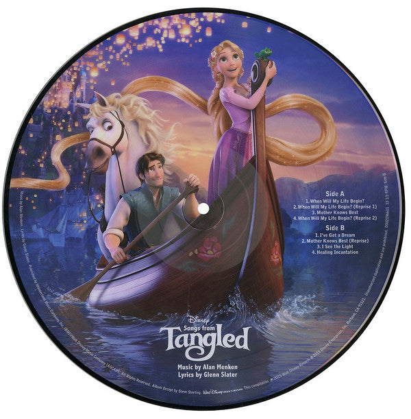Various - Songs From Tangled (PICTURE DISC) | Mint (M) Mint (M) - SOUNDTRACK *NEW/PICTURE DISC*