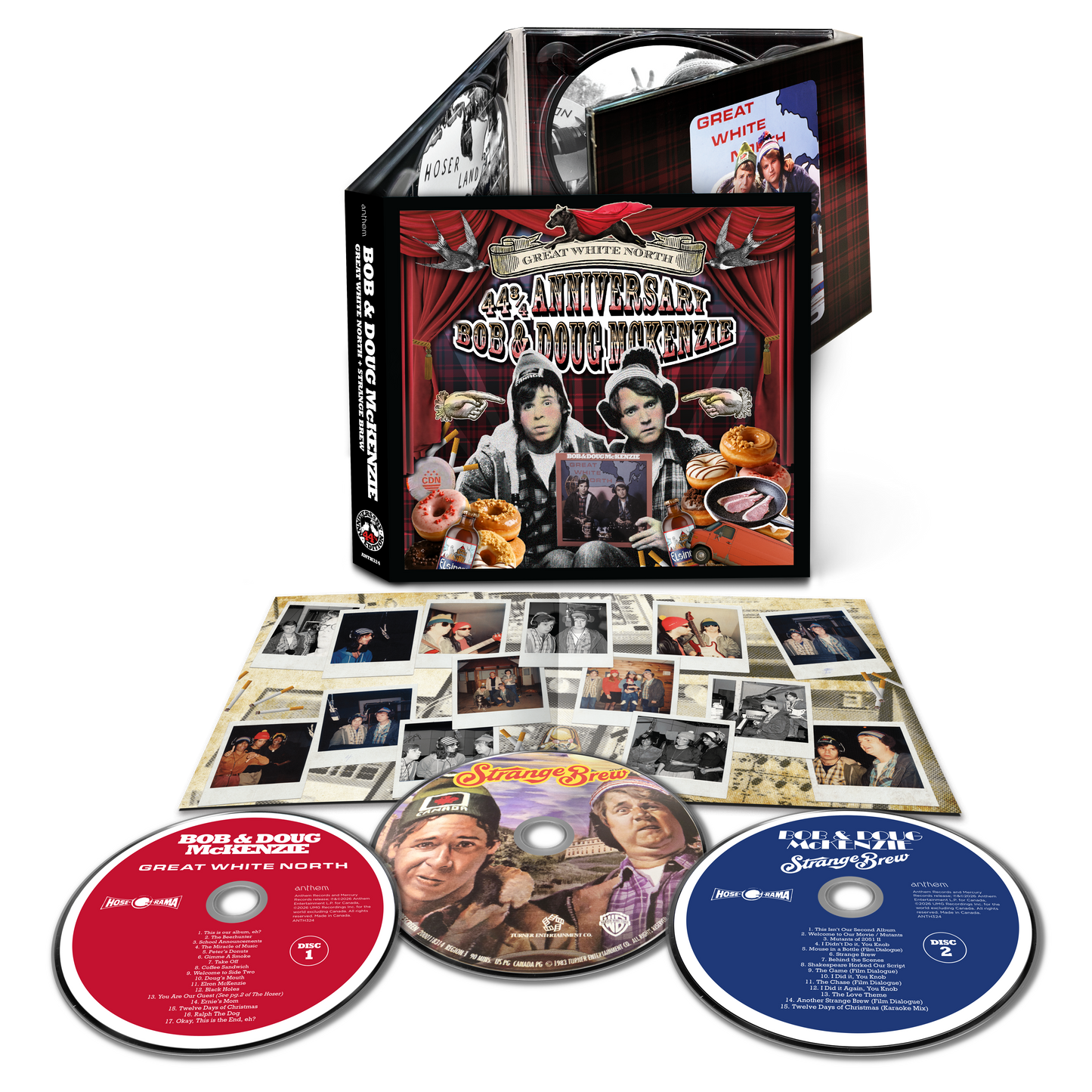 Great White North & Strange Brew 44 3/4 Anniversary (2xCD, Blu-ray, 12 page booklet) | - SOUNDTRACK *NEW*