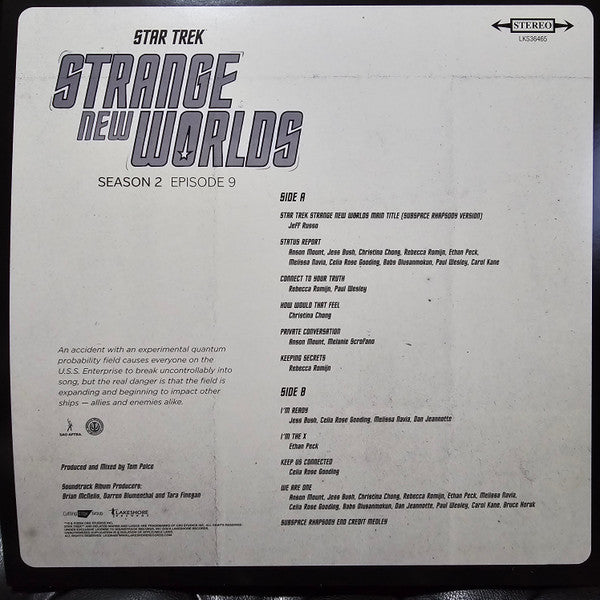 Star Trek Strange New Worlds Season 2 - Subspace Rhapsody (Original Series Soundtrack) | Mint (M) Mint (M) - SOUNDTRACK *NEW*