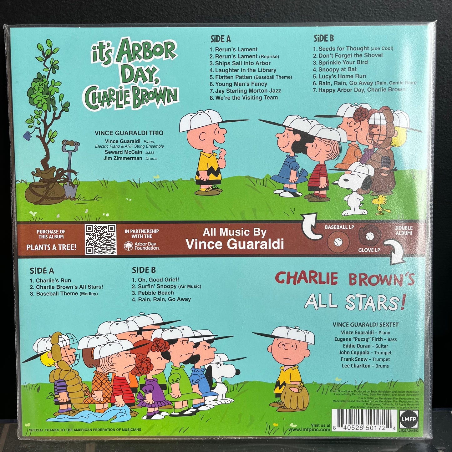 IT'S ARBOR DAY, CHARLIE BROWN / CHARLIE BROWN'S (2026 RSD VINYL) | Mint (M) Mint (M) - SOUNDTRACK *NEW*