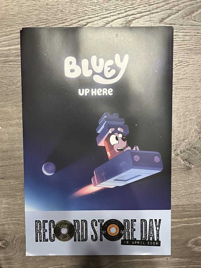 Bluey - UP HERE (RSD 2026 11x17" POSTER) | Mint (M) - SOUNDTRACK *NEW*