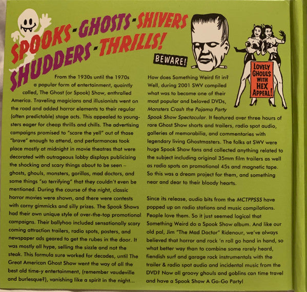 Something Weird Spook Show Spectacular A-Go-Go (CD/DVD) | Mint (M) Mint (M) - SOUNDTRACK *NEW*